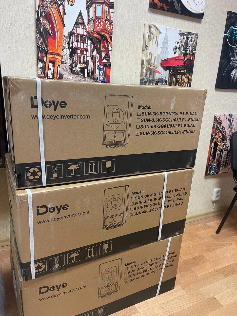 Deye 6kw 3шт.
